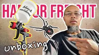 Unboxing & Review of the Harbor Freight Black Widow Spray Gun