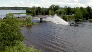 Poker Runn Part 2/2, Falun - 2024 - Vika med vattensprut (Speed boat w watersplash)