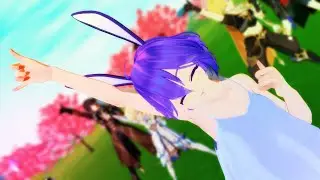 「MMD」 Deep Blue Town