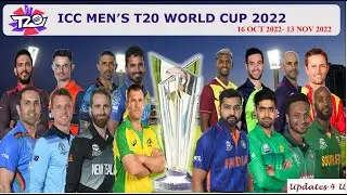 ICC T20 World Cup 2022 Schedule, Time Table, All Teams, Matches, Venues, Date Announced by ICC