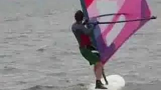 Windsurfing freestyle - jumping around