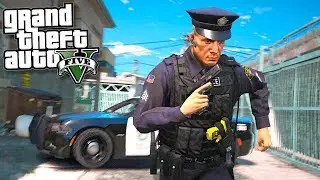 GTA 5 RP сервер, Работаем в патруле!!! )))