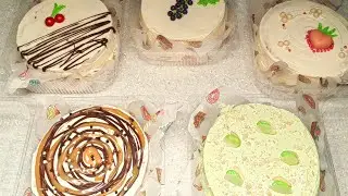 Собираю 5 БЕНТО 🎂тортов 🍰 с разными вкусами 😋