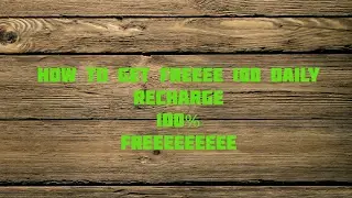 How to get free recharge in andriod phone(no root)