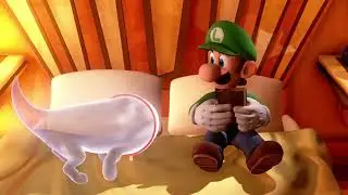 Luigi falls asleep