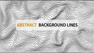 Creating beautiful Abstract Background Lines No plugins Needed in Adobe illustrator