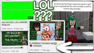 this Roblox youtuber got HACKED... and blamed flamingo