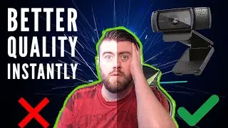 Better Streaming Quality For Your Webcam Instantly! | Streamlabs & Twitch | Logitech C922/C920