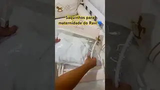 Chegou os saquinhos da maternidade do Ravi 💙 #shorts #short #comprinhas
