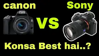 Sony A6400 Vs Canon 200D Mark ii camera comparison || which on best for photography and videography