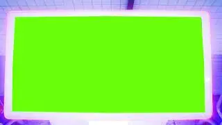 Neon Greenscreen Frame | 