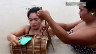 Хитроумный способ ловли рыбы