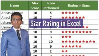 How to Create Star Rating System in Excel | MRB Tech Solutions