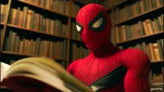 spiderman reading book #spiderman #marvel #books #youtube