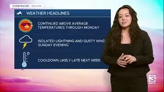 Hot temperatures continue