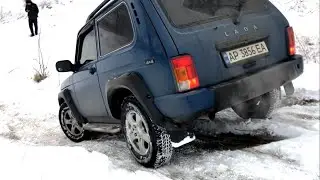 УАЗ либо Турбо Нива зимой