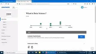 Coursera Course What is Data Science - IBM Course All Week Answers