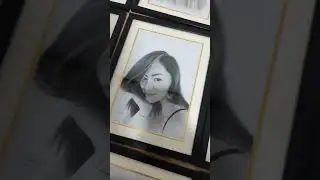 sana marami pa magpapagawa ng charcoal portrait ❤️🙏 #2024shorts #art #artist #artwork #howtodraw