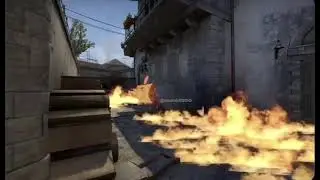 You stuck between the mollys with no smoke and just hopin they don't spread #csgo #shorts