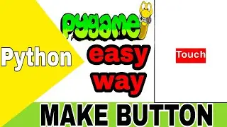create button with python/pygame easy way