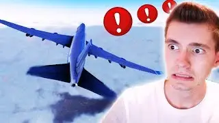 TENTEI DERRUBAR um AVIÃO!!! (BOEING 747) - X Plane 11