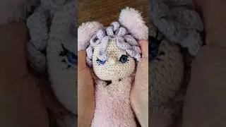 мохнатые ушки в 100 раз лучше))) #handmade #куклакрючком #туториал #tutorial #pattern #freepattern