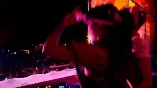 DJ Icon & Jen Lasher at Root Society's Tower of Babel - Burning Man 2010