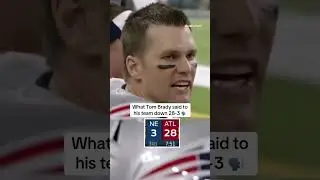 What was said before the 28-3 comeback 🗣️ 