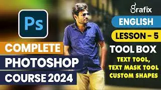Photoshop Tutorial for Beginners 2024 - Class 5 | Tool Box | Vamsi Dande