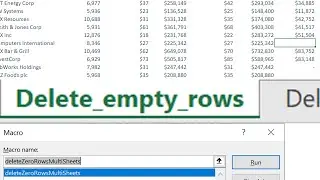 Deleting rows based on cell values across sheets using VBA