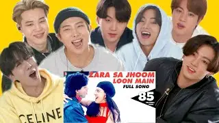 Zara Sa Jhoom Loon Main bts reaction l bts reaction to bollywood song l @kawailife