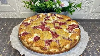 10 MINUTES PIE | GENTLE POPPY SEEDS PIE WITH FIGS | NO KNEADING DOUGH | EASY PIE RECIPE
