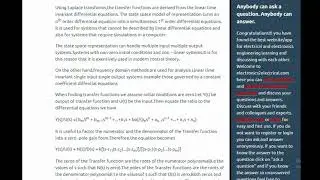 Modeling and Simulation of simple dynamic systems