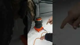 Работа пневмодомкрата