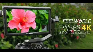 FEELWORLD FW568 5.5 Inch 4K DSLR Camera Field Monitor
