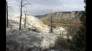 Monthly update of activity at Yellowstone Volcano for August 1, 2022 from Mammoth Hot Springs