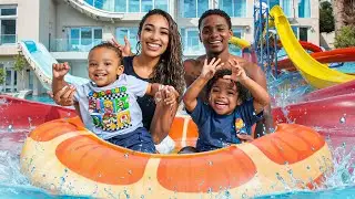 We Built A Water Park in Our Backyard! *INSANE*