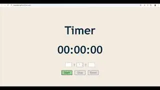 🚀 Built a React Timer App! ⏳✨