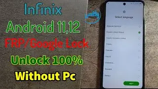 Infinix Android 11, 12 Frp/Google Account Bypass Without Pc | Infinix Hot 12 Play  by Waqas Mobile