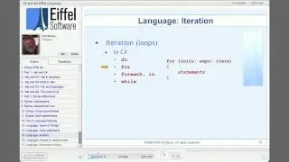 Where Eiffel Fits: Part 2 - C# and Eiffel the Language
