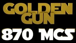 Golden Gun: 870 MCS Shotgun [Black Ops 2 Gameplay Gold Camo]