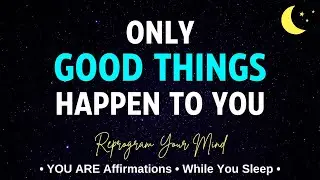 ONLY GOOD THINGS HAPPEN TO YOU - Positive YOU ARE Affirmations to Attract Good - While You Sleep