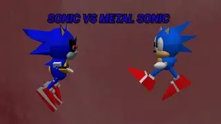 Sonic VS Metal Sonic (На Русском).
