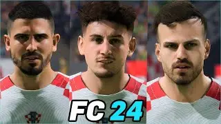 FC 24 | ALL CROATIA PLAYERS REAL FACES