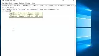 Type function in Python - Python programming