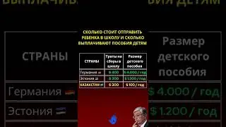 СКОЛЬКО СТОИТ ОТПРАВИТЬ РЕБЁНКА В ШКОЛУ И СКОЛЬКО ГОСУДАРСТВО ВЫПЛАЧИВАЕТ ПОСОБИЯ ДЕТЯМ?