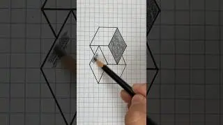 3-D optical illusion art 