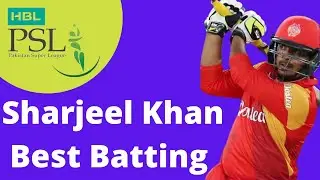 Sharjeel Khan Best Batting century Highlights in HBL PSL || شرجیل خان کی بہترین بیٹنگ سنچری۔