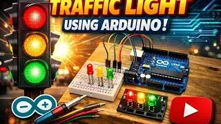 Build a Real Traffic Light Using Arduino in Minutes! #viral #arduino #arduinoprogramming 