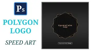 Polygon Logo by SpawnCube Design [60FPS] [SPEEDART PHOTOSHOP]